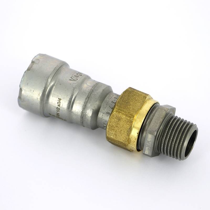 Муфта переходная разъемная пресс-Н Viega Megapress оцинкованная сталь DN15 1/2 718923