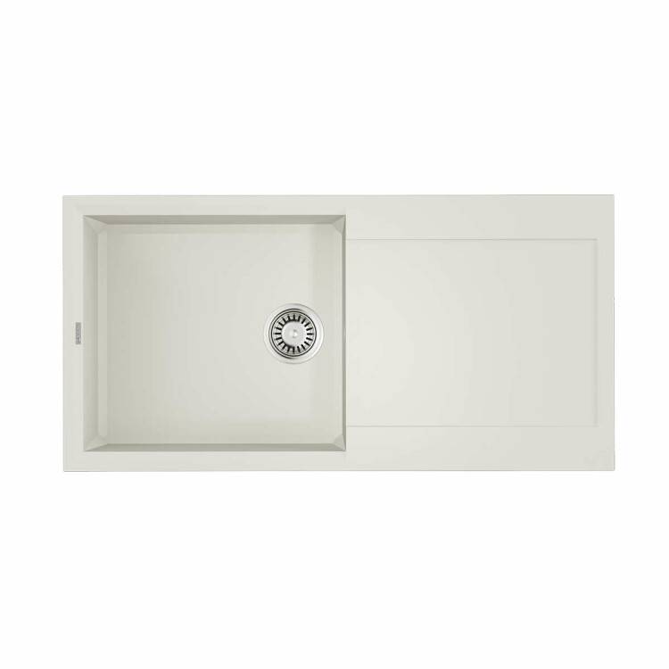 Кухонная мойка OMOIKIRI Sakaime 100 WH 1000x500 мм белый 4993887