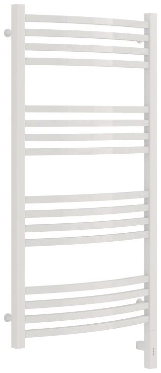 Полотенцесушитель электрический Сунержа Аркус 3.0 1120x530 мм МЭМ нижнее справа белый 1257051050