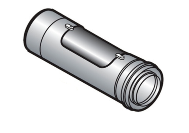 Труба с лючком для ревизии De Dietrich DY 124 80/125 мм 84887524