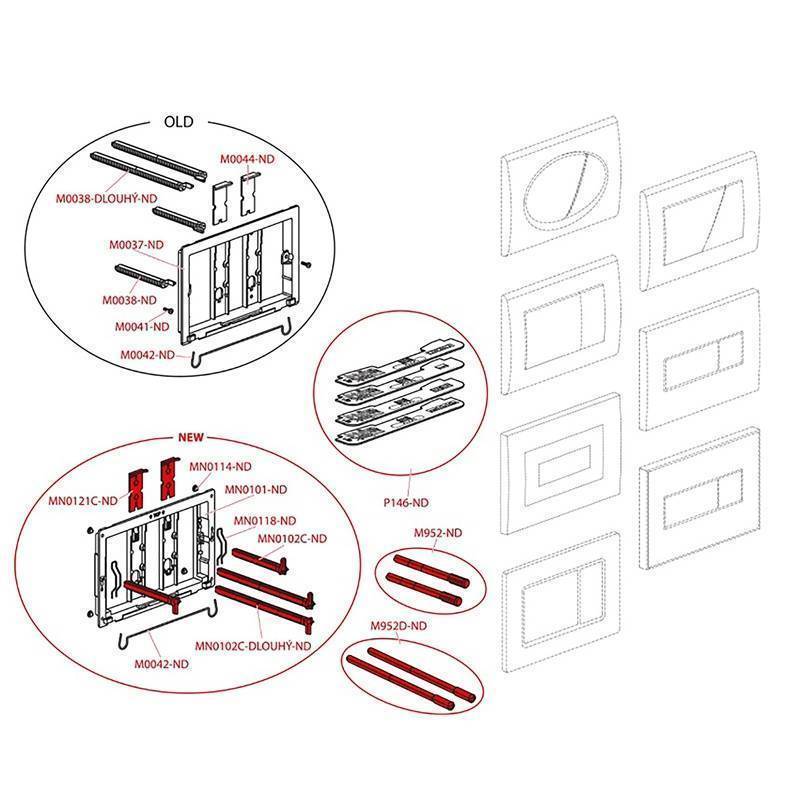 Кнопка смыва Alcaplast M72 матовый хром M72