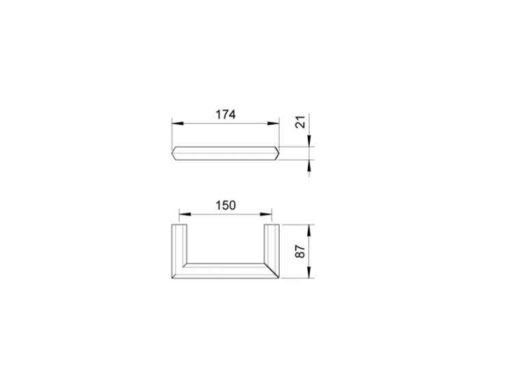 Бумагодержатель Fantini Venezia 150x87 мм Matt Gun Metal PVD 94P57809