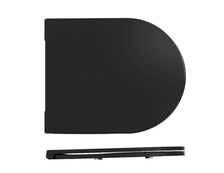 Сиденье для унитаза ISVEA Infinity F50 черный матовый 40KF0521IS