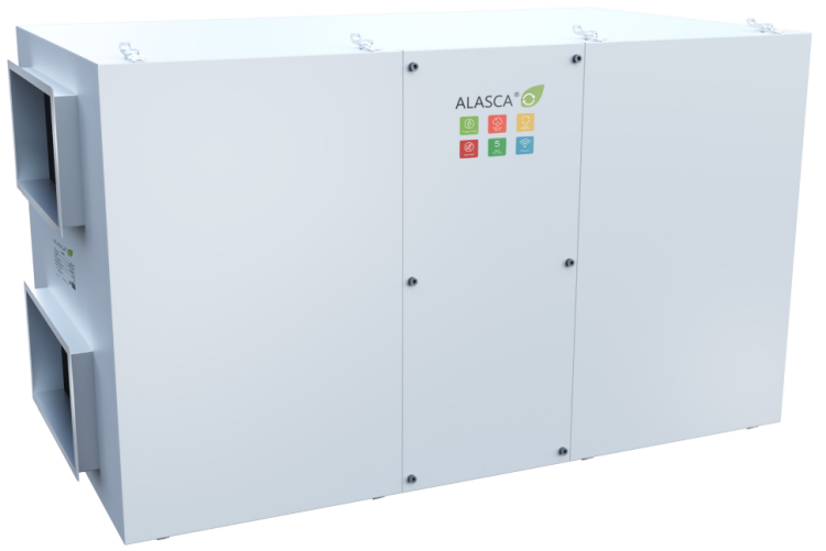 RR2000H EC E 1~, Вентиляционная установка Alasca RR с роторным рекуператором