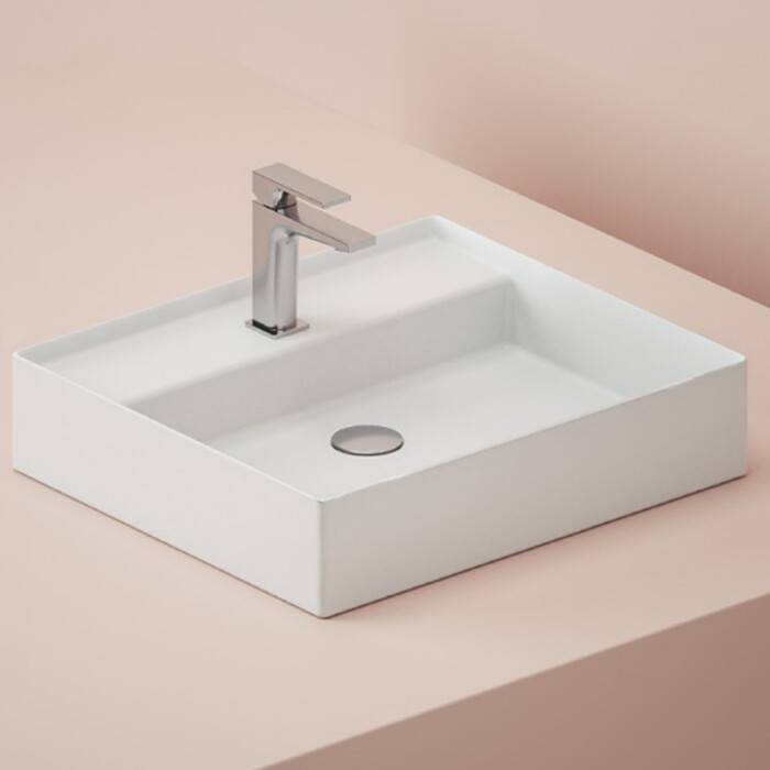 Раковина Artceram Scalino 550х480х115 мм 1 отверстие белый глянцевый SCL0070100