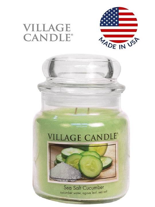 Ароматическая свеча Village Candle Cucumber & Sea Salt 389 г 10135