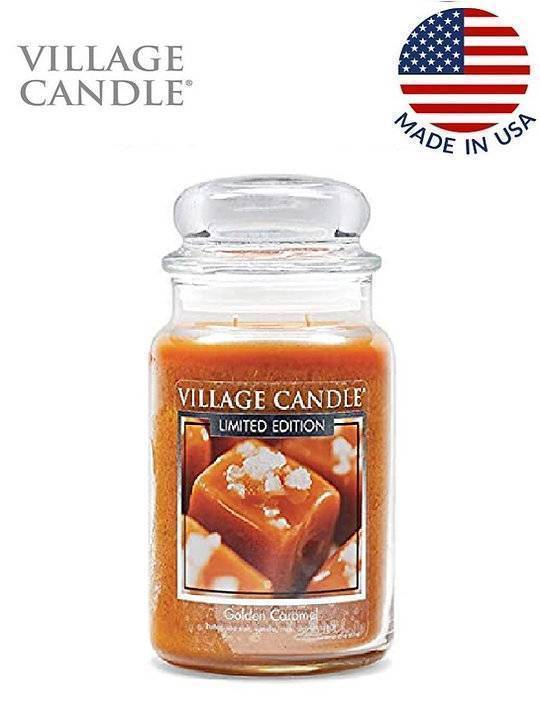 Ароматическая свеча Village Candle Golden Caramel 602 г 10110
