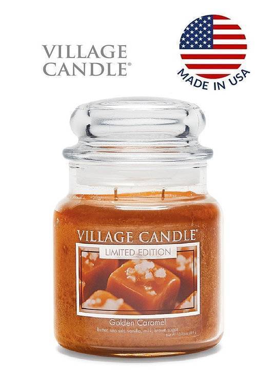 Ароматическая свеча Village Candle Golden Caramel 389 г 10111