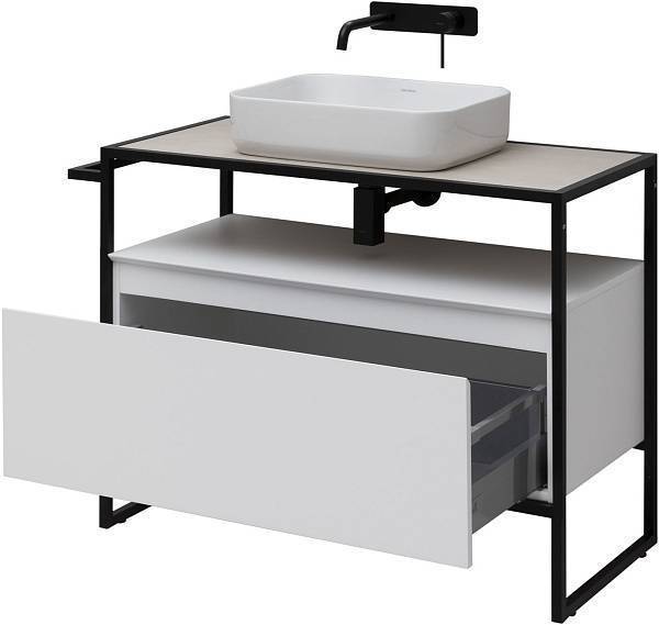 Тумба под раковину Allen Brau Priority 100 см белый матовый 1.31003.WM