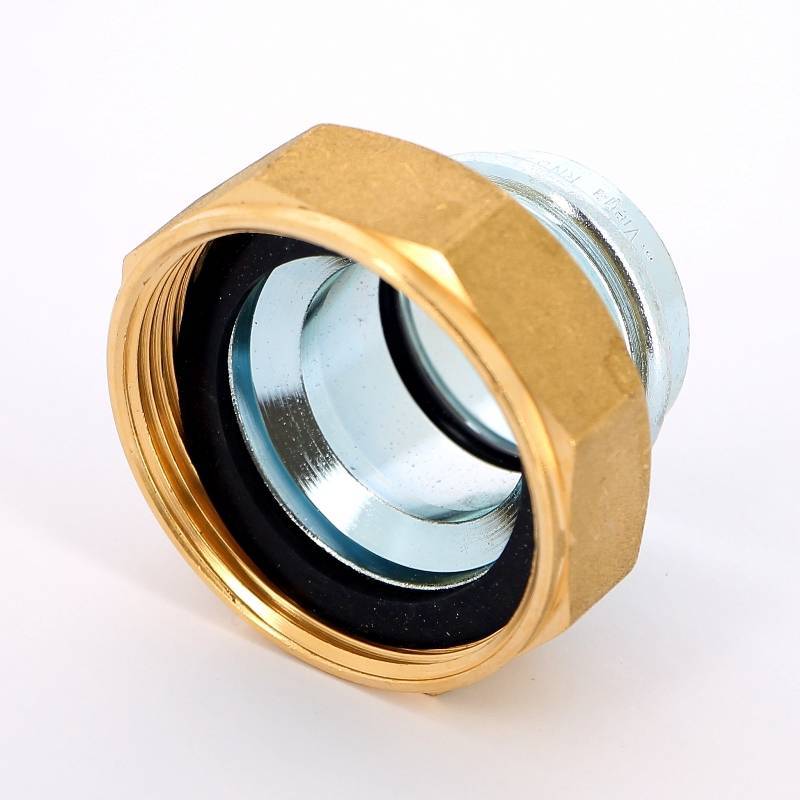 Муфта пресс Viega Prestabo с накидной гайкой 35х2 оцинкованная сталь 601119