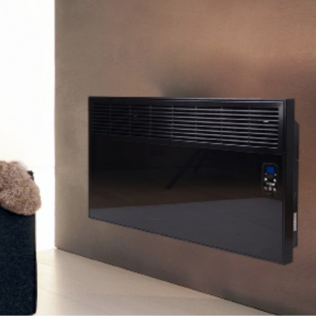 Конвектор электрический iVigo EPKE20 электронный термостат Вт Черный глянец EPKE20