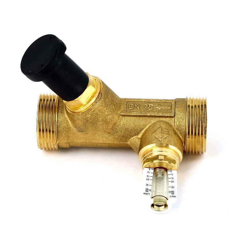 Клапан балансировочный ручной Watts WattFlow BP SRV-AG 1 1/4 5-50 л/мин НР-НР 10010152