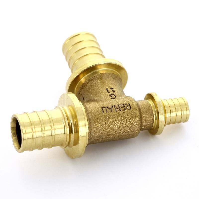 Тройник надвижной REHAU RAUTITAN RX 25х25х16 мм бронза 1377740