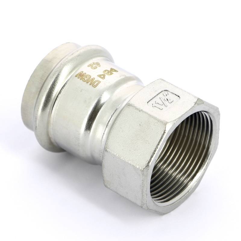 Муфта переходная пресс IBP B-Press Inox 42 мм x 1 1/2 внутренняя резьба нержавеющая сталь PS4270G0421200