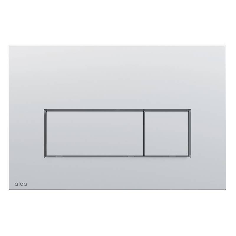 Кнопка смыва Alcaplast M572 матовый хром M572