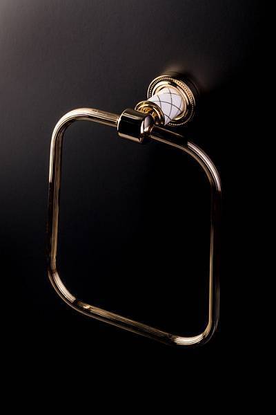 Полотенцедержатель кольцо Boheme Murano подвесной золото 10905-W-G