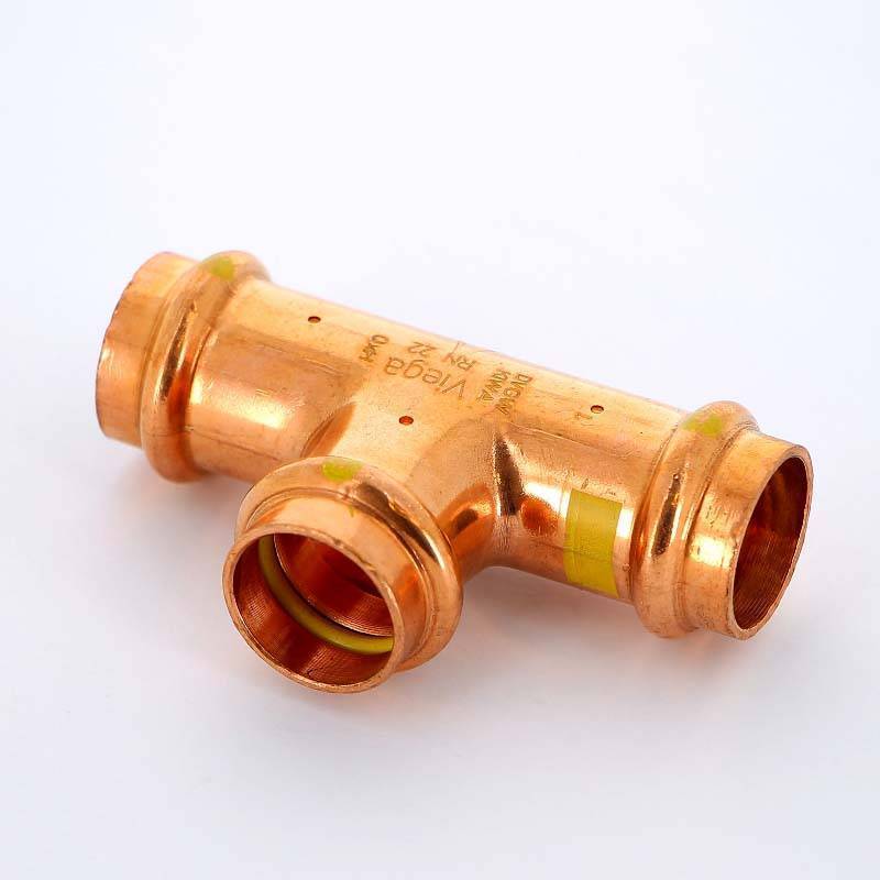 Тройник пресс медный Viega Profipress G 22 мм 345952