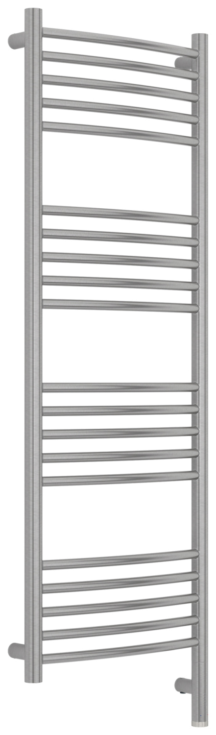 Полотенцесушитель электрический Сунержа Богема 3.1 выгнутая 400x1200 мм правое подключение сатин браш 071-6003-1240