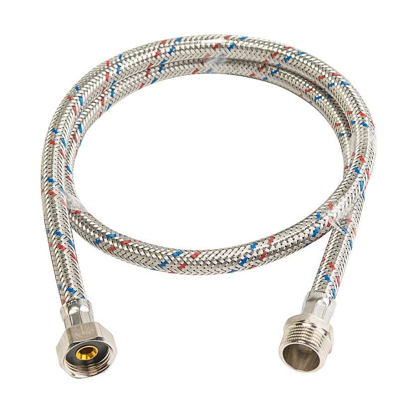 Гибкая подводка антивибрационная Uni-Fitt НВ 1 80 см DN 25 оцинкованная сталь 504S4408