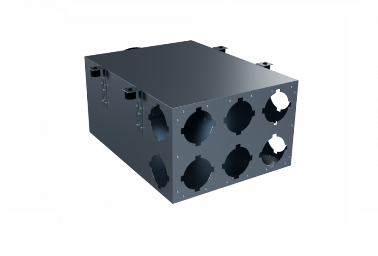 Вентиляционный коллектор Flexag CMP-FLD 160/90x6 D160 на 6 выходов.