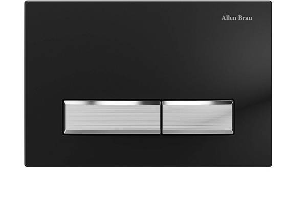 Клавиша смыва Allen Brau Fantasy 24.5x16.5 см черная 9.20004.31
