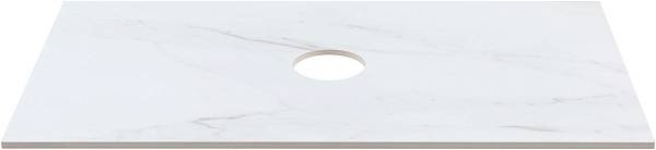 Столешница Allen Brau Fantasy 81x46.8x1 см белая 1.11009.M