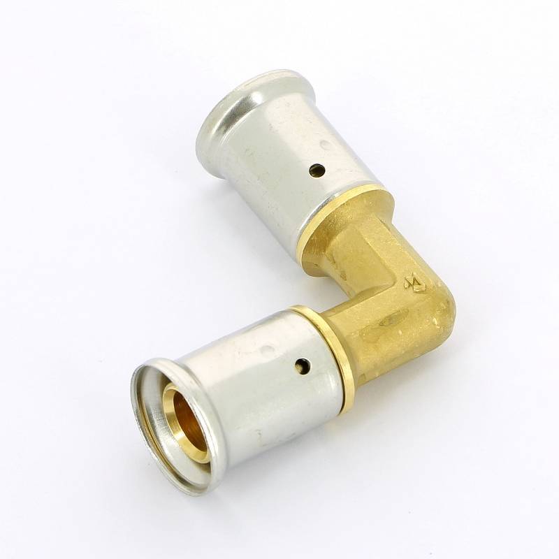 Угол пресс Henco 20x20 мм латунь 1P-2020