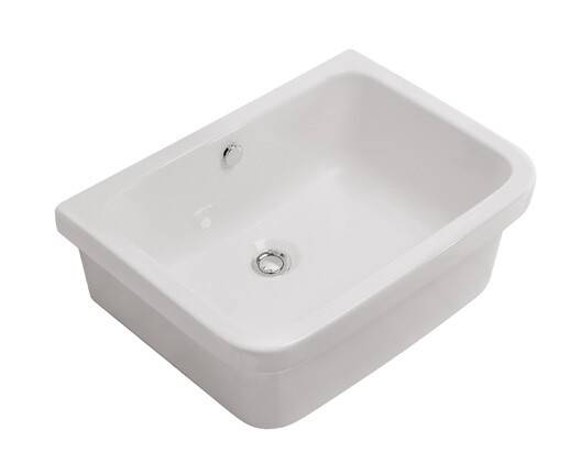 Раковина Globo IRIS 600х455х300 мм без отверстия под смеситель белая VA044.BI