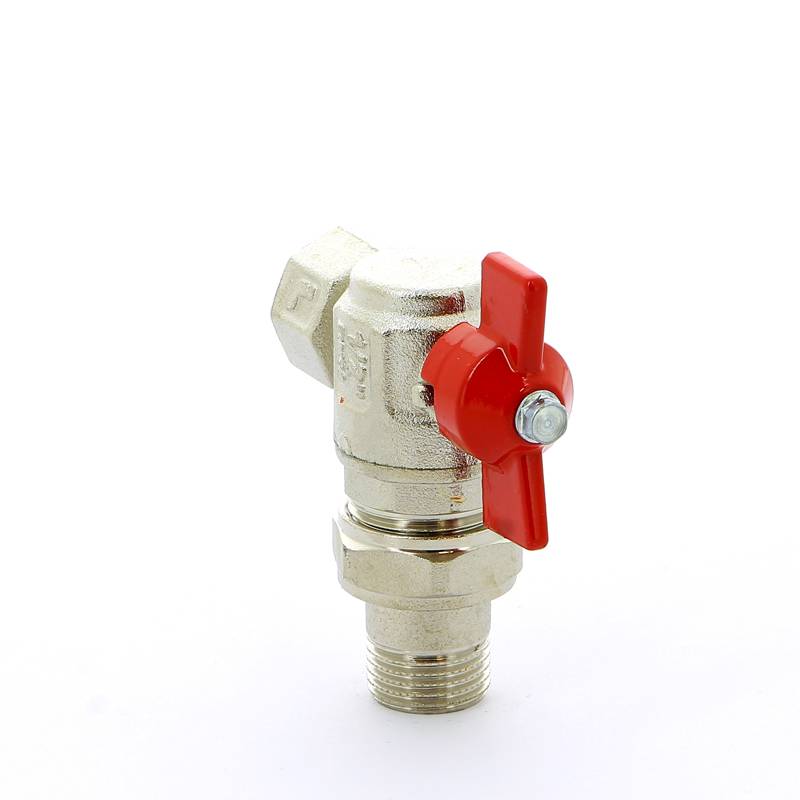 Кран шаровой ITAP IDEAL 1/2 НВ угловой с разъемным соединением бабочка 298