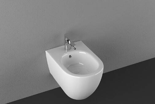 Биде подвесное ISVEA Infinity 365x530x400 мм белый 10NF41001SV