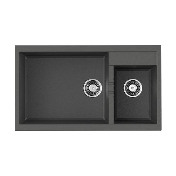 Кухонная мойка Omoikiri Tedori 86-2-LB-PL 86x50 см платина 4993939