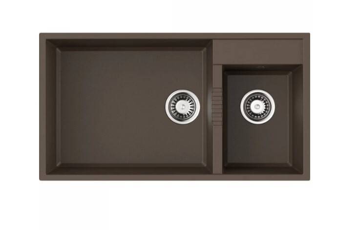 Мойка кухонная OMOIKIRI Tedori 85-2 850x465 мм 2 чаши Artgranit Espresso 4997240