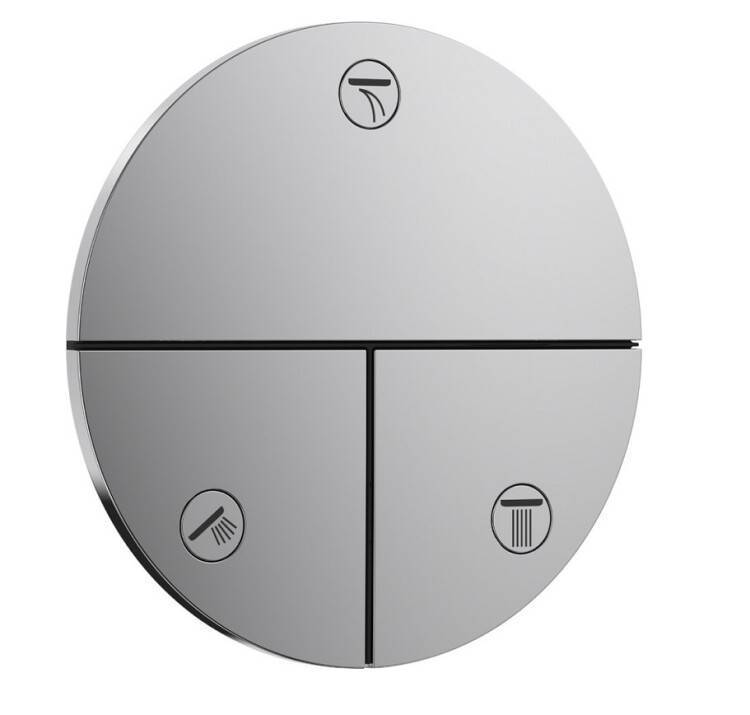 Вентиль запорный Hansgrohe ShowerSelect Comfort S на 3 потребителя хром 15558000