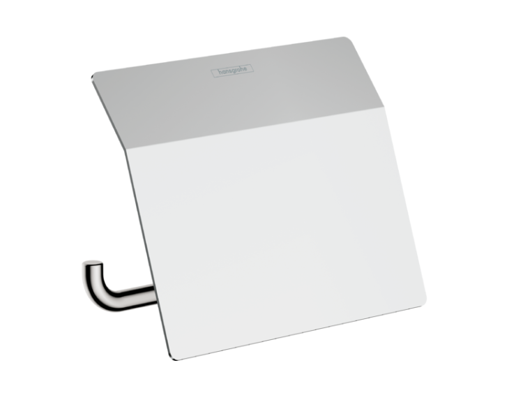 Держатель для туалетной бумаги Hansgrohe AddStoris с крышкой хром 41753000