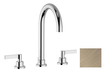 Смеситель для раковины Cisal Grace, на раковину/столешницу, вынос излива 172 мм, Brushed Nickel GL0010602F