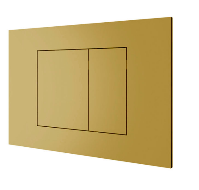 Клавиша смыва Almar WC Plate Gold Polished PVD E330001GO