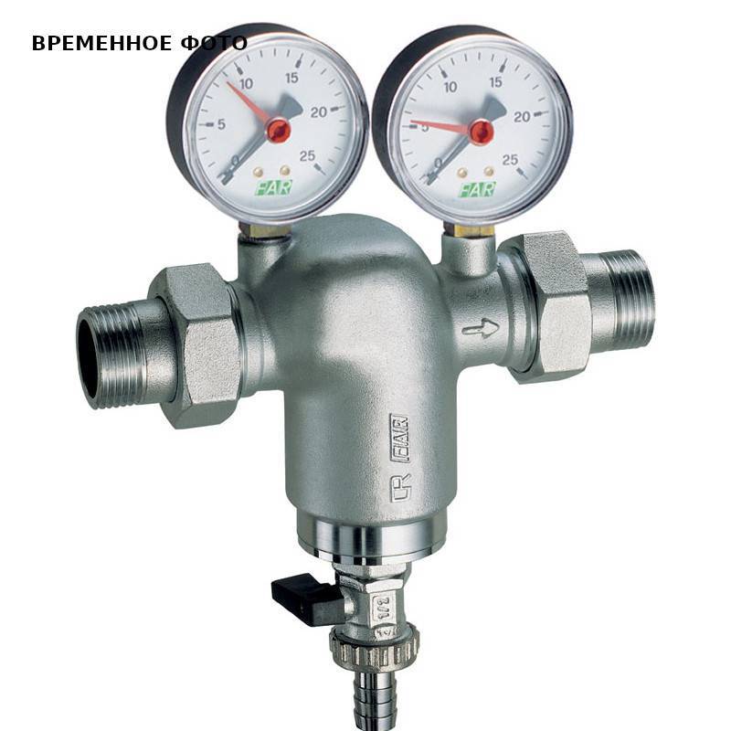 Фильтр самоочищающийся FAR 3/4 ВР-ВР с манометром 100 мкм FA 3941 34100