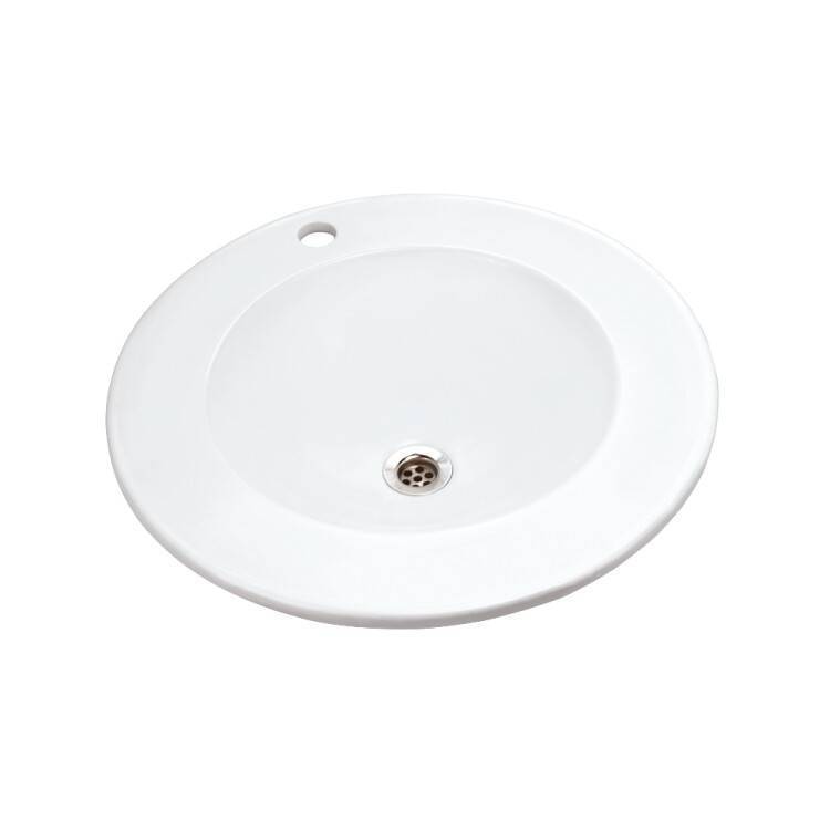 Раковина Jaquar Fusion 545x545x180 мм с 1 отверстием под смеситель белая FSS-WHT-29601