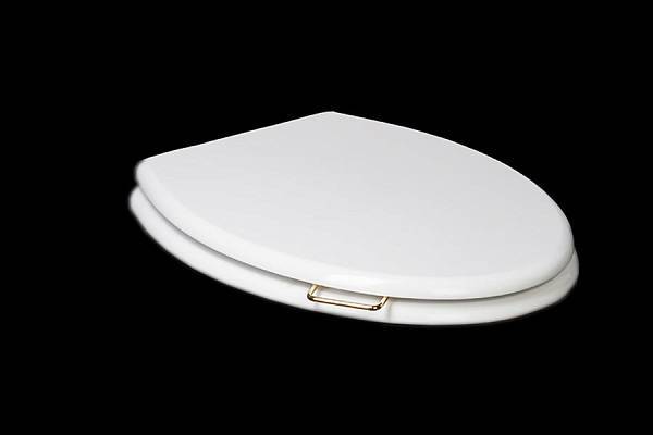 Крышка-сиденье для унитаза Boheme Puro микролифт белая золото 958-G