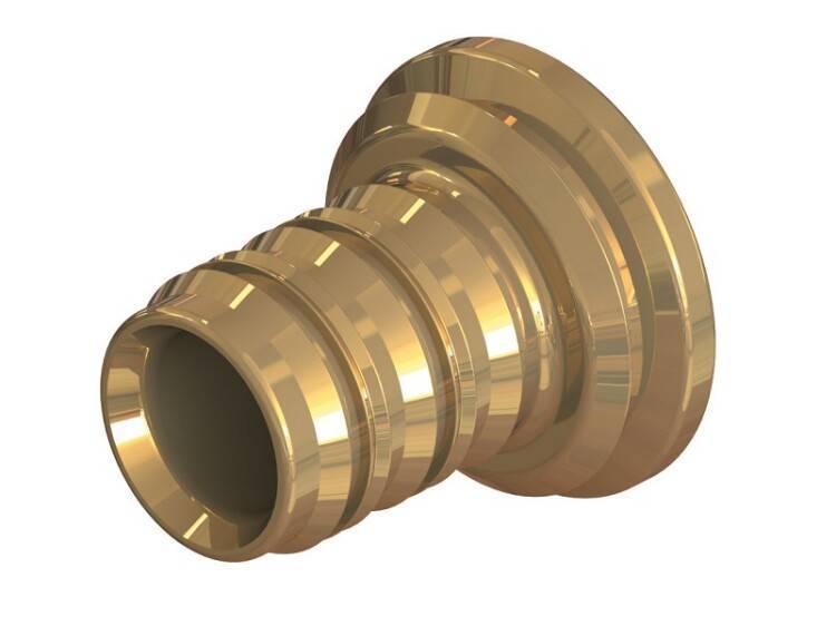 Заглушка REHAU RAUTITAN Monolit 20x2.8 мм латунь EFA2028B