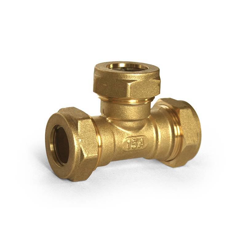 Тройник обжимной Stahlmann 32х20х32 мм STWL32/20/32BEF