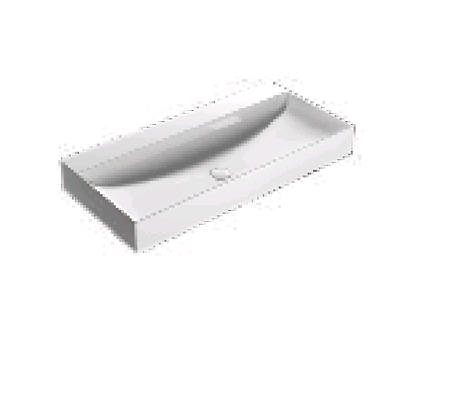 Раковина Globo Le Lastre 1000x470x120 мм цвет белый B6R1000BI