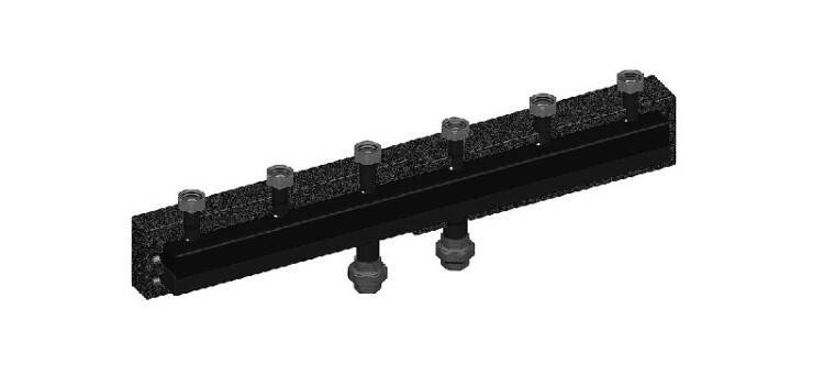 Коллектор распределительный Meibes 1 1/2 3 контура 4.5 м3/ч M66301.81