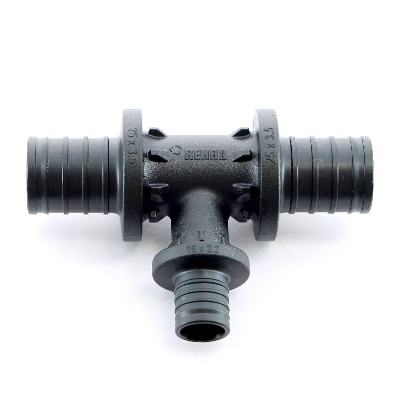Тройник редукционный REHAU Rautitan PX 25x16x25 мм 11600621001