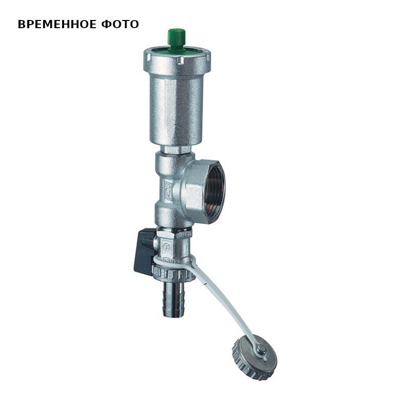 Узел концевой FAR 1 ВР с ручным воздухоотводчиком и сливным краном FK 4070 M138