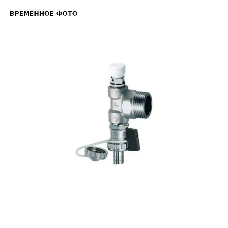 Узел концевой FAR 1 НР с ручным воздухоотводчиком и сливным краном FK 4071 M138