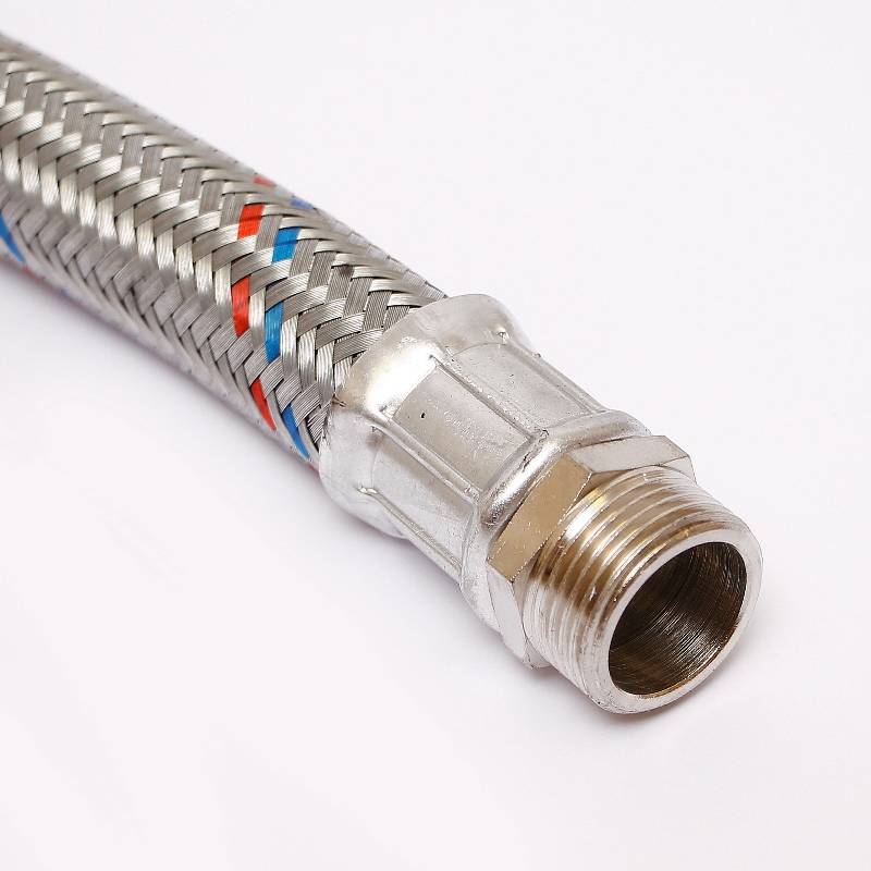 Гибкая подводка антивибрационная Uni-Fitt НВ 1 80 см DN 25 оцинкованная сталь 504S4408