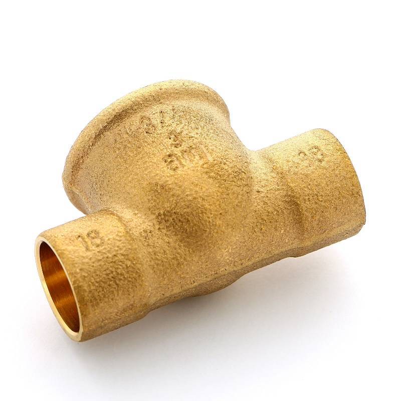 Тройник бронзовый под пайку Viega 18х3/4 ВР 157999