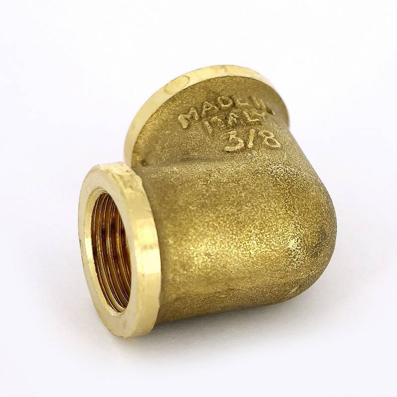 Угольник латунный Tiemme 3/8 ВР-ВР 1500298