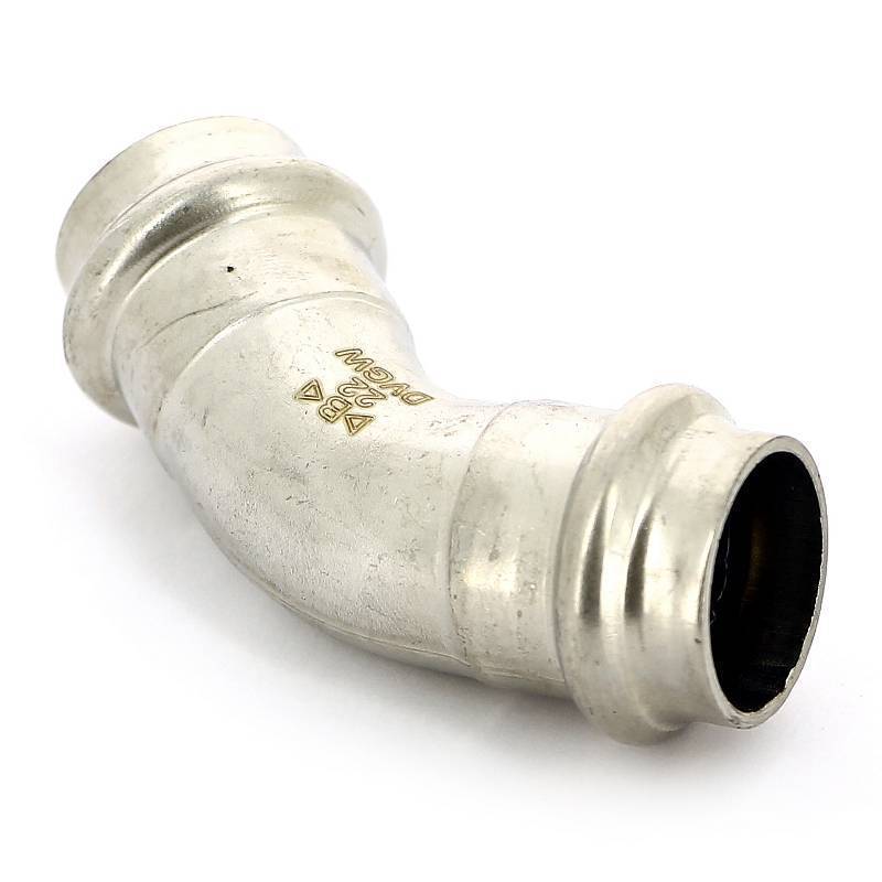 Угол пресс 45° IBP >B< Press Inox 22 мм нержавеющая сталь PS5041 0220000